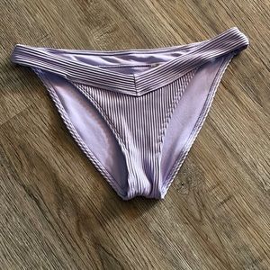 purple Hollister bikini bottoms (small)
